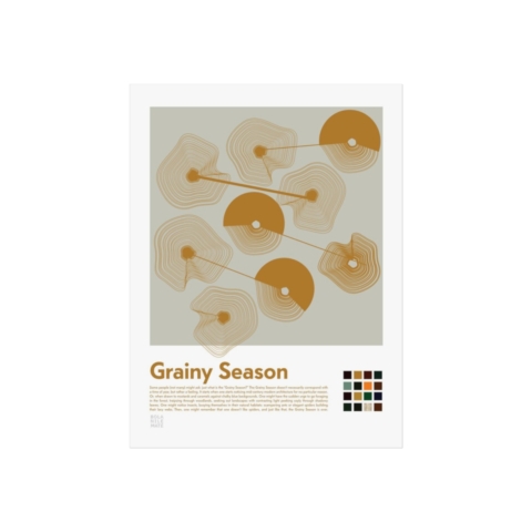 Grainy Season Girolle- Giclée Print